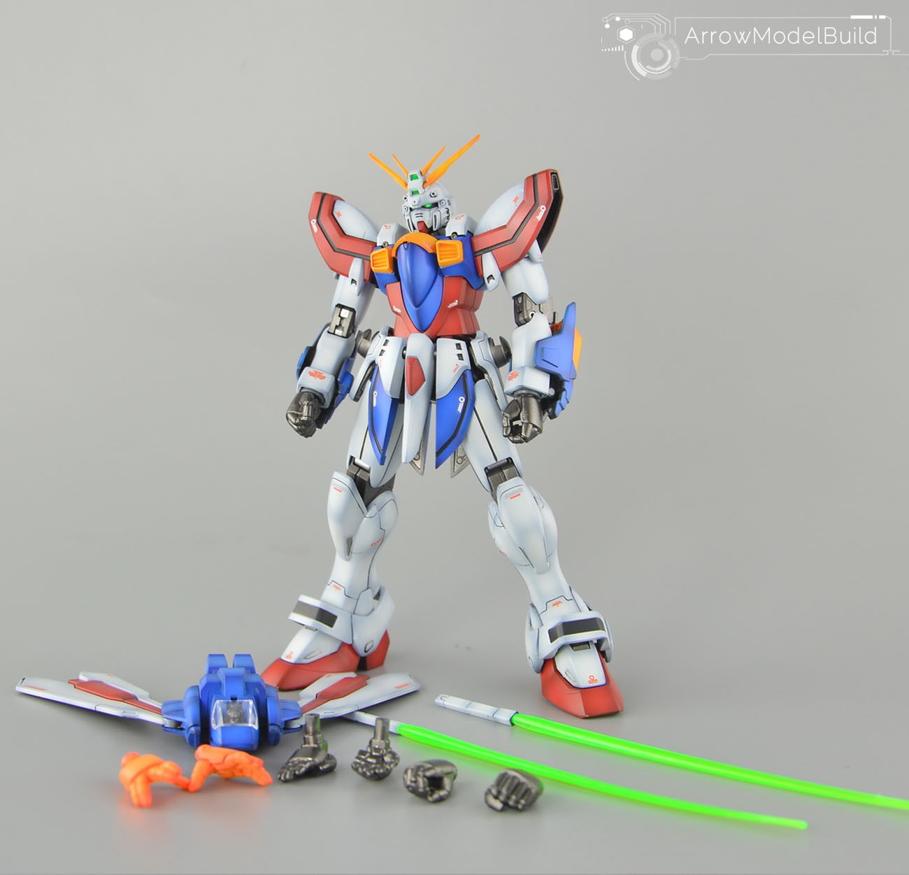 Picture of AeroModelBuild God Gundam Built & Painted MG 1/100 Model Kit