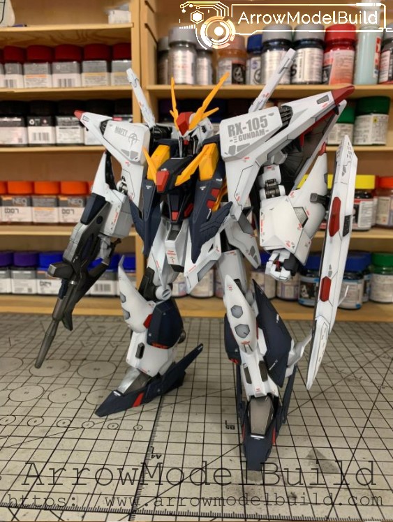 Picture of AeroModelBuild RX-105 Built & Painted HG 1/144 Model Kit