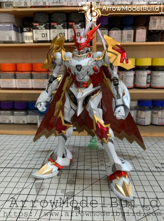 Picture of AeroModelBuild Digimon Royal Knight Gallantmon Built & Painted Model Kit