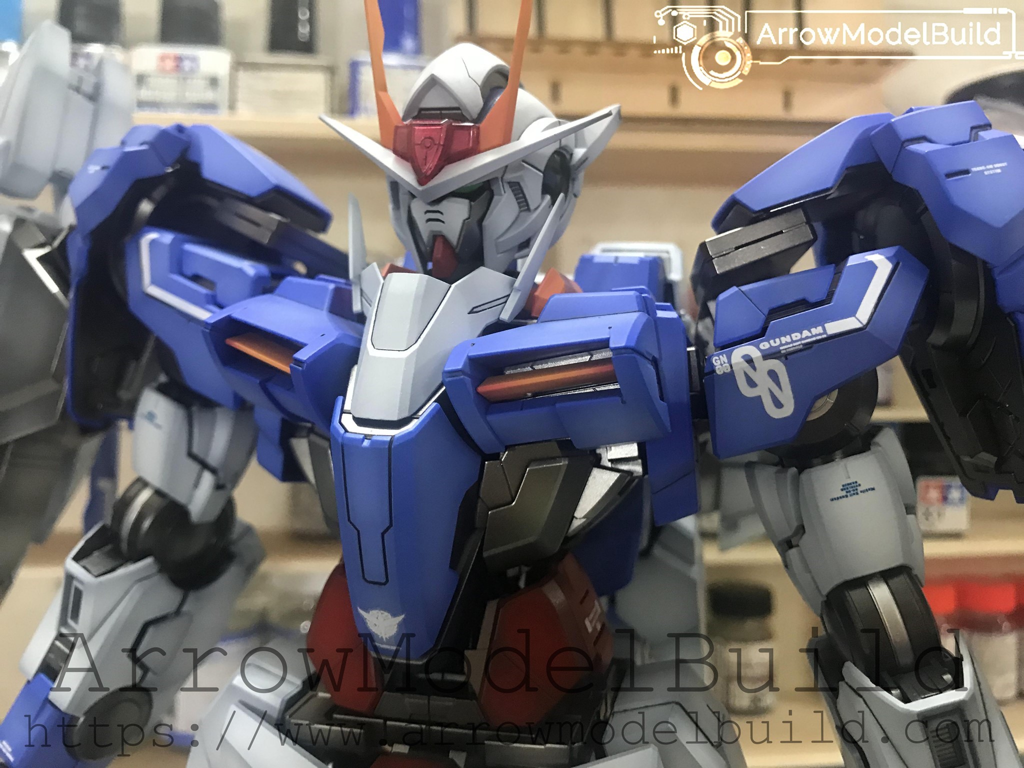 Picture of AeroModelBuild Gundam 00 Raiser Built & Painted PG 1/60 Model Kit