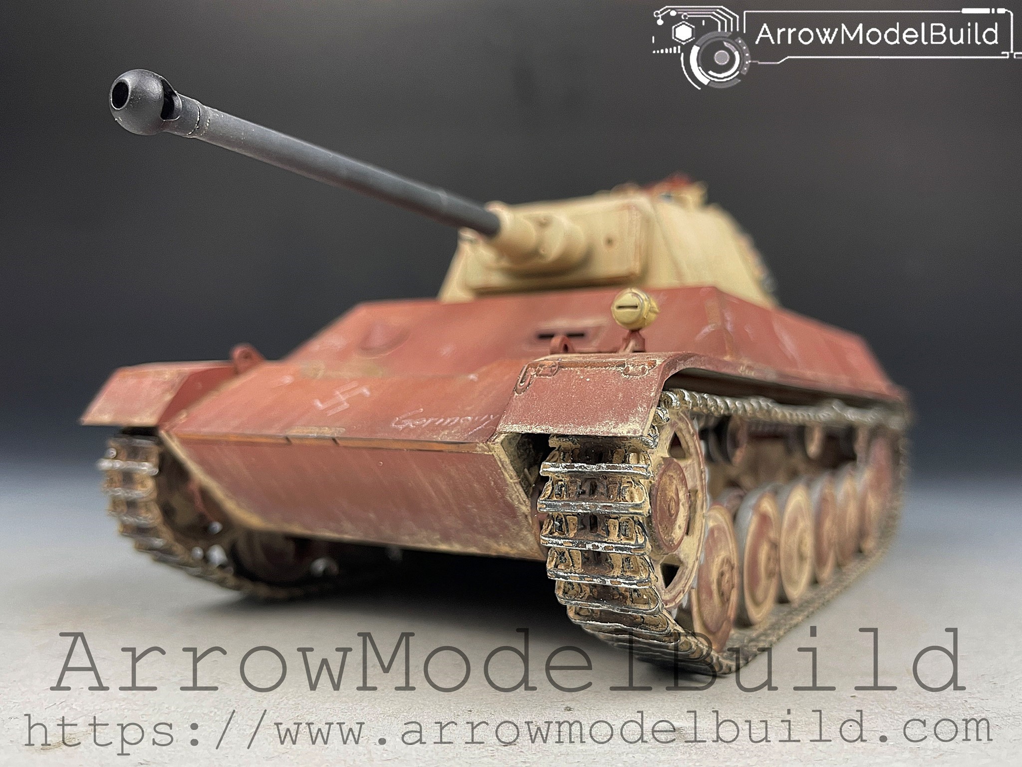 Picture of AeroModelBuild Panzer IV Tank (Full Interior) Built & Painted 1/35 Model Kit
