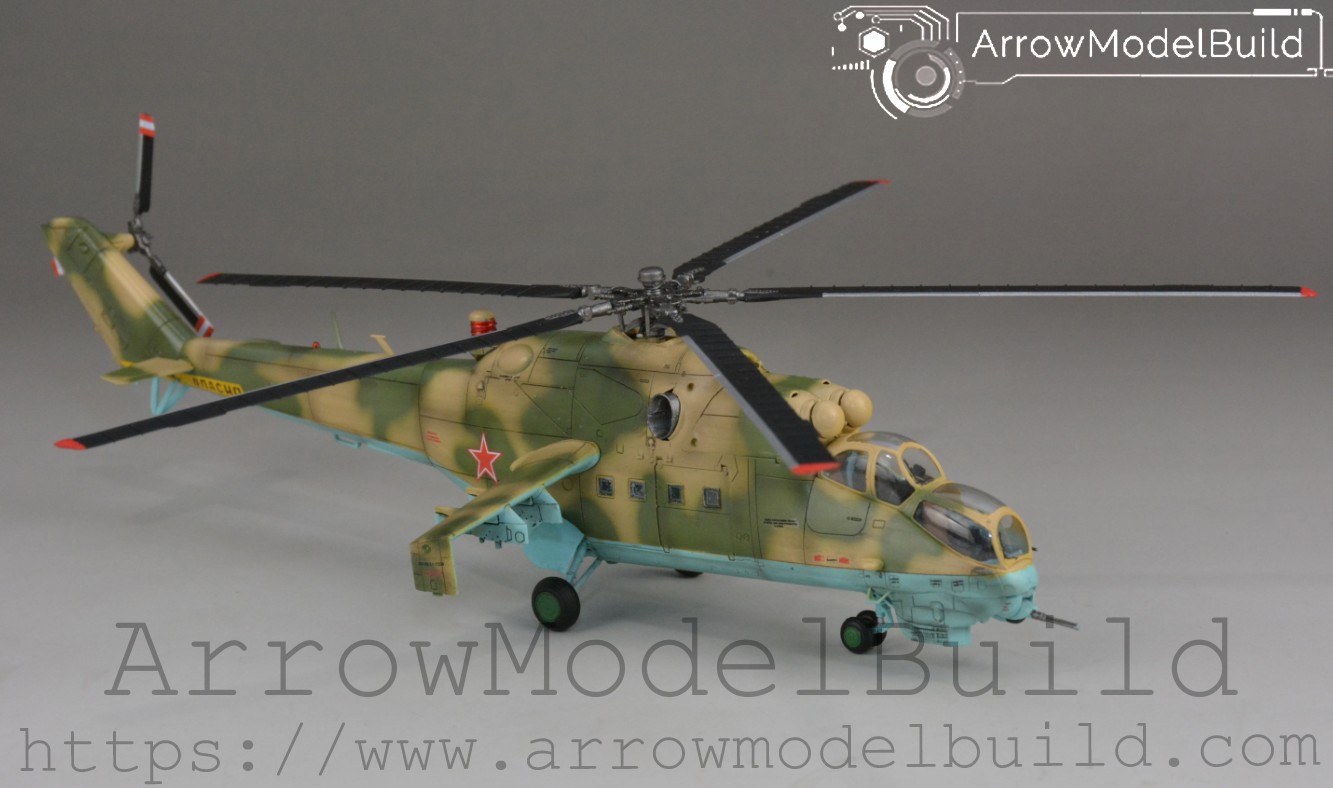 Picture of AeroModelBuild Mi-24 Hind Gunship Built & Painted 1/72 Model Kit