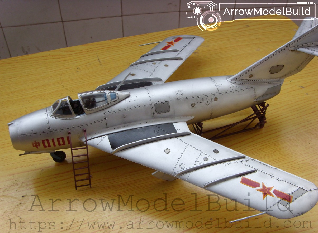 Picture of AeroModelBuild Comrades-In-Arms Gift F-5 Fighter Jet Built & Painted 1/32 Model Kit