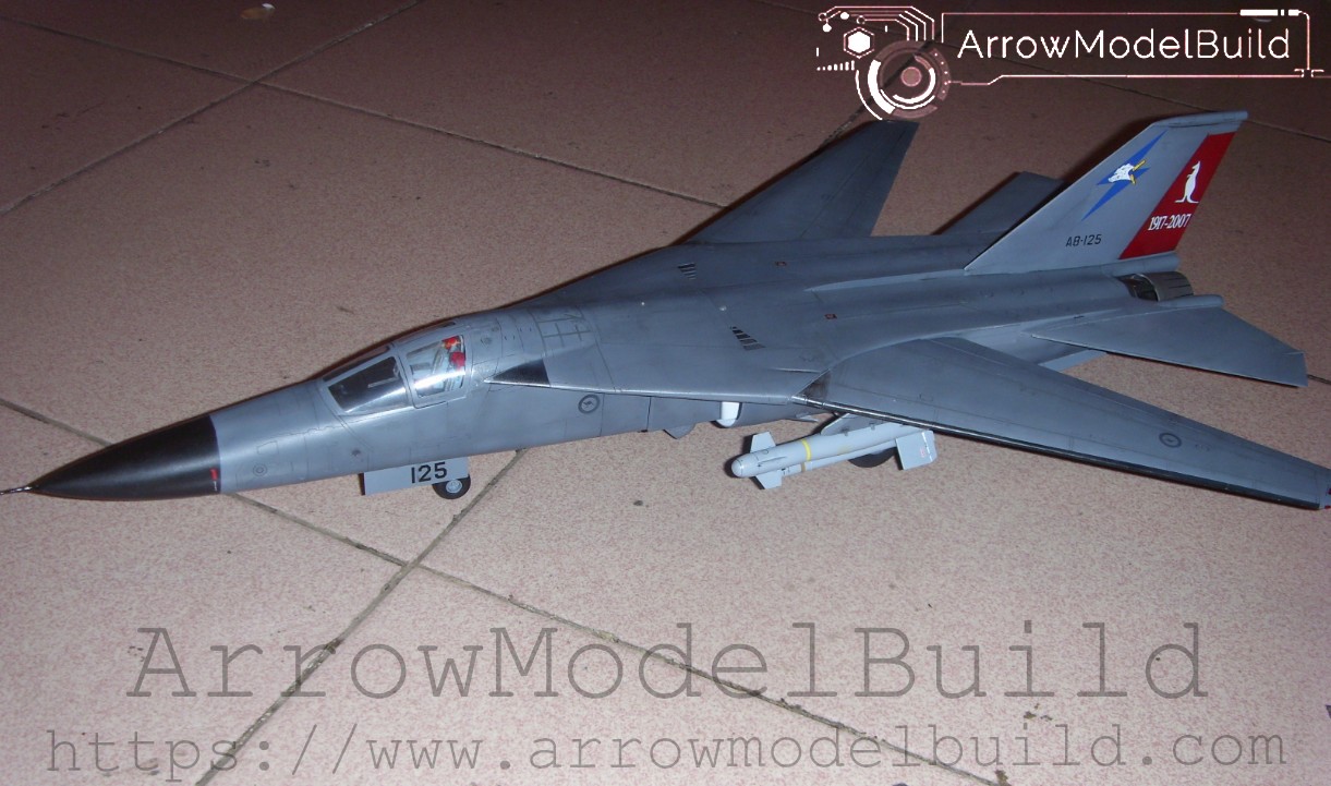 Picture of AeroModelBuild F-111 Aardvark Fighter Bomber Built & Painted 1/72 Model Kit
