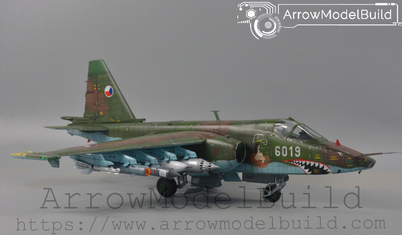 Picture of AeroModelBuild SU-25 Frog Foot Attack Machine Built & Painted 1/32 Model Kit