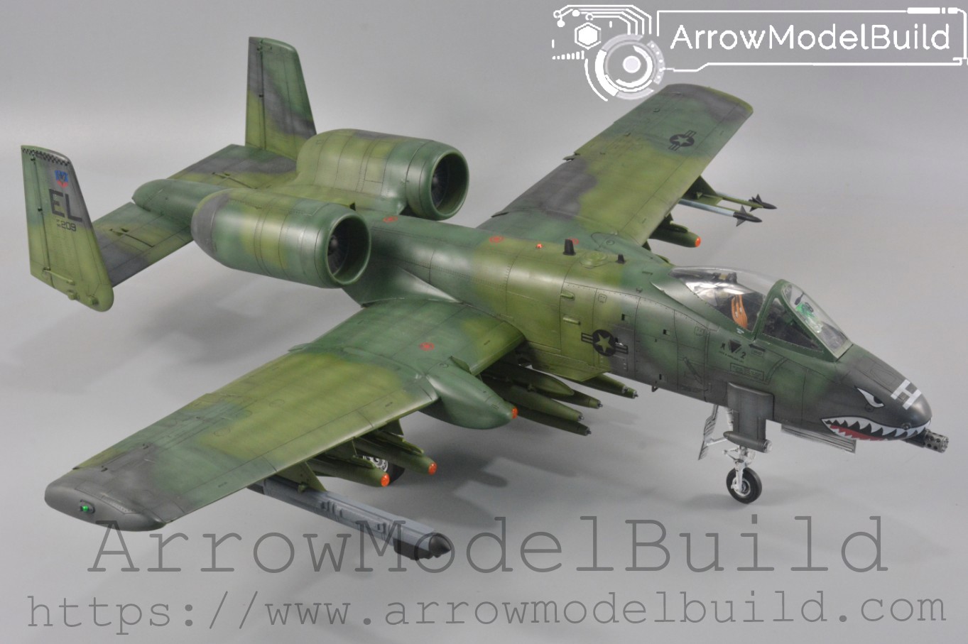 Picture of AeroModelBuild A-10A Lightning Warthog Attack Machine Built & Painted 1/32 Model Kit
