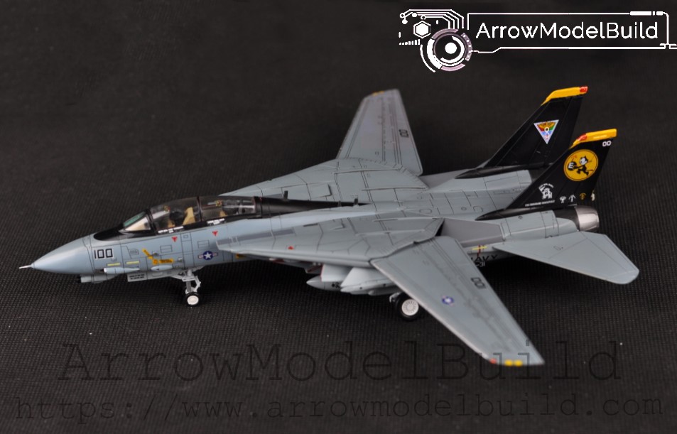 Picture of AeroModelBuild F-14 vf-31 Bombcat Final Cruise Built & Painted 1/72 Model Kit