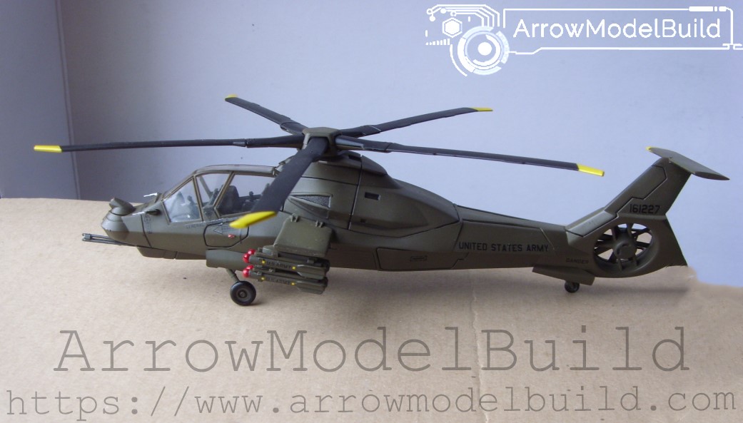 Picture of AeroModelBuild Comanche Rah-66 Stealth Helicopter Built & Painted 1/72 Model Kit