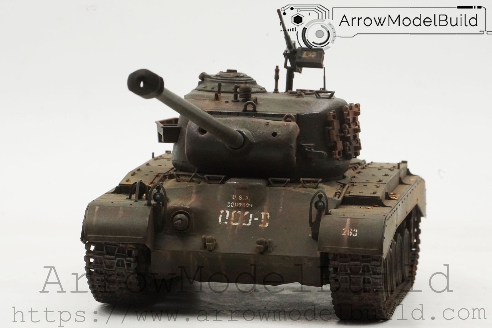 Picture of AeroModelBuild M26 Super Pershing Heavy Tank (T26E4) Built & Painted 1/35 Model Kit