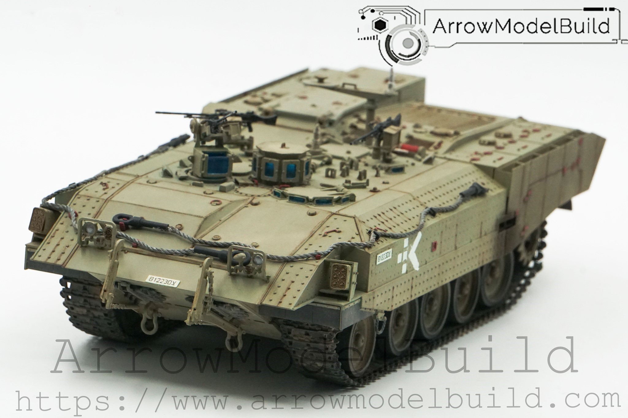 Picture of AeroModelBuild Azizalit Infantry Fighting Vehicle SS-008 Built & Painted 1/35 Model Kit