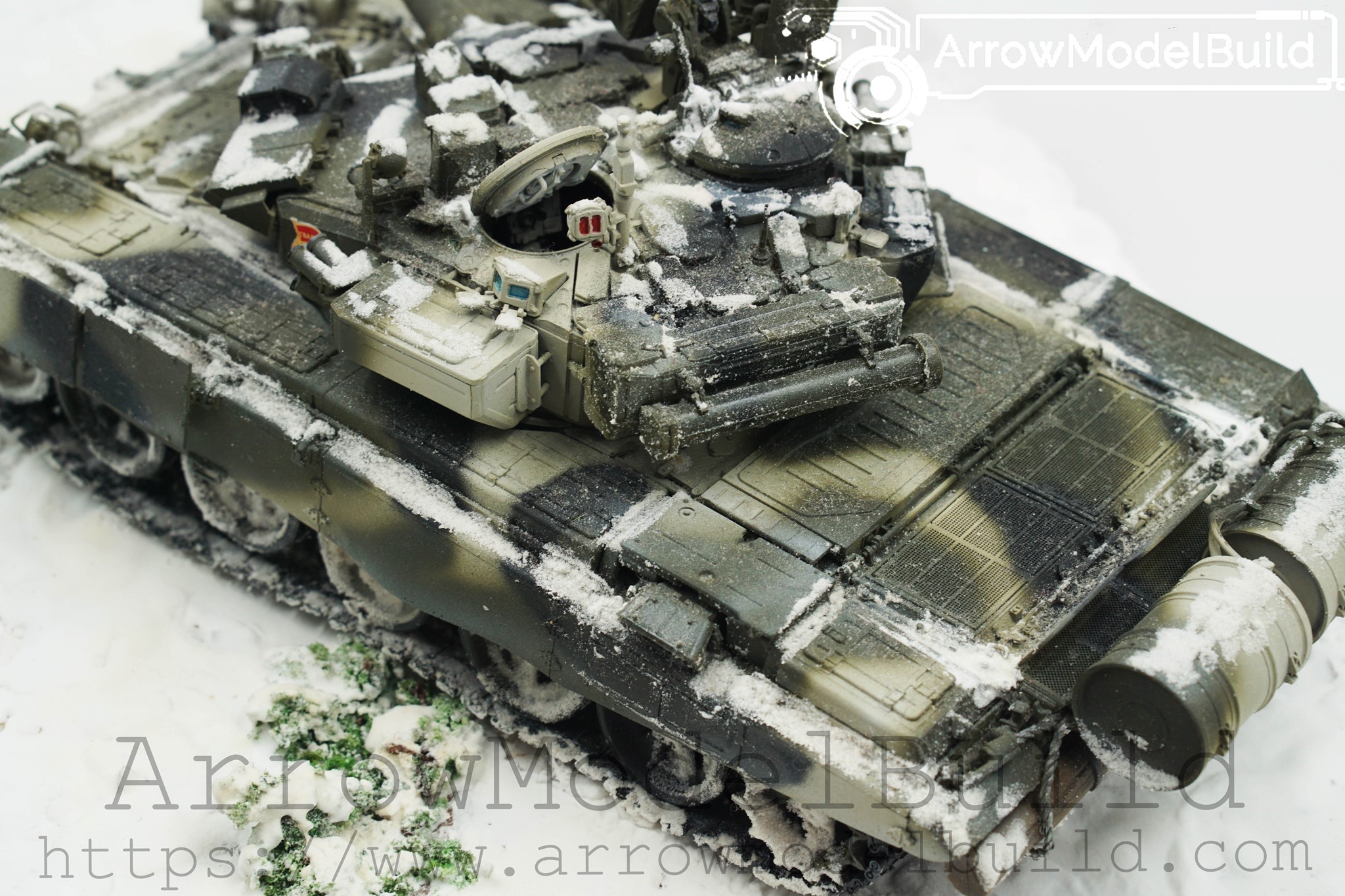 Picture of AeroModelBuild T90A Main Battle Tank TS006 TS014 Built & Painted 1/35 Model Kit