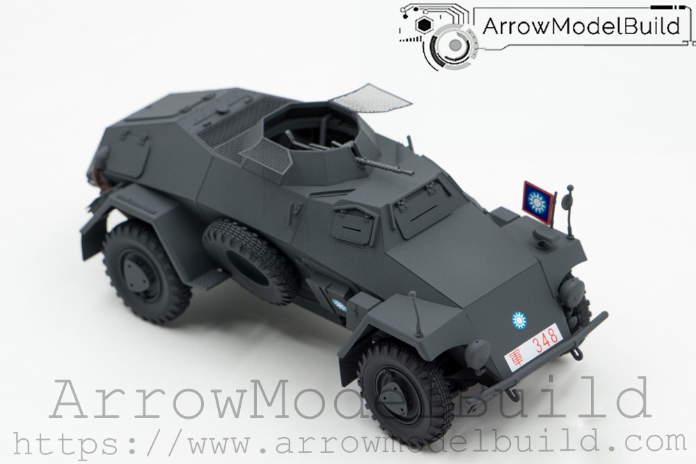 Picture of AeroModelBuild Sd.Kfz221 National Army Wheeled Armored Vehicle Built & Painted 1/35 Model Kit