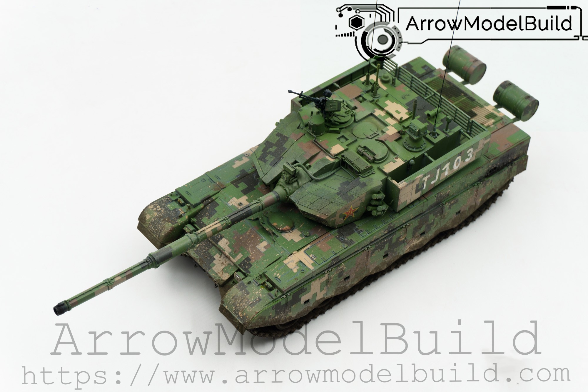 Picture of AeroModelBuild ZTZ-99A Main Battle Tank Built & Painted 1/35 Model Kit