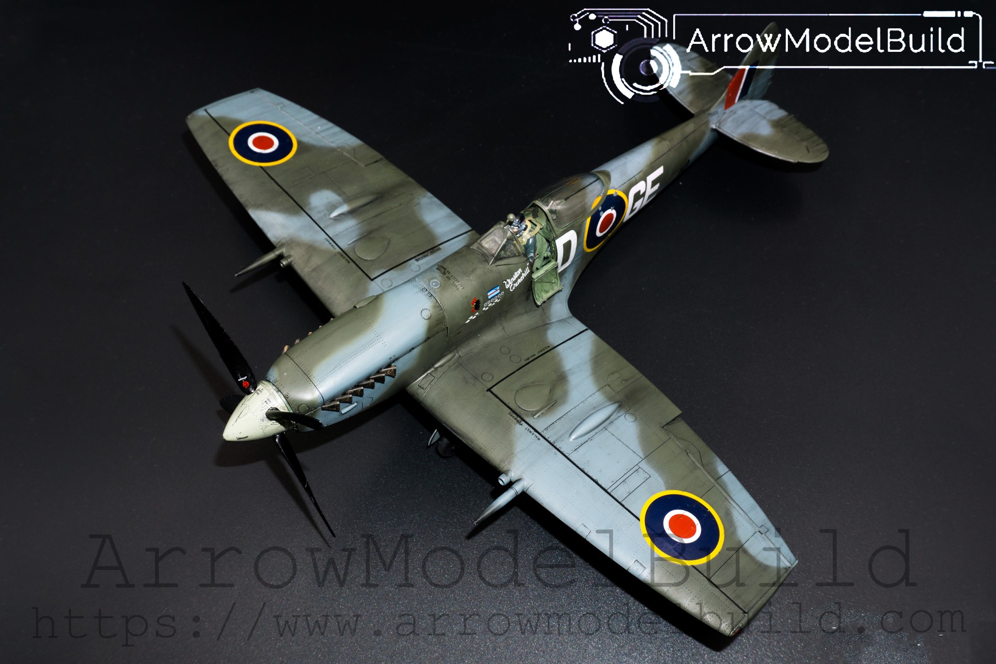 Picture of AeroModelBuild Spitfire Mk.IXc Built & Painted 1/32 Model Kit