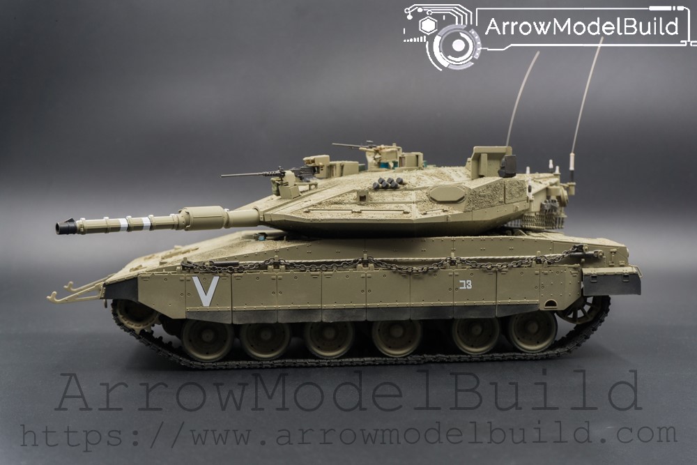 Picture of AeroModelBuild Merkava 4 MK4 Main Battle Tank Built & Painted 1/35 Model Kit