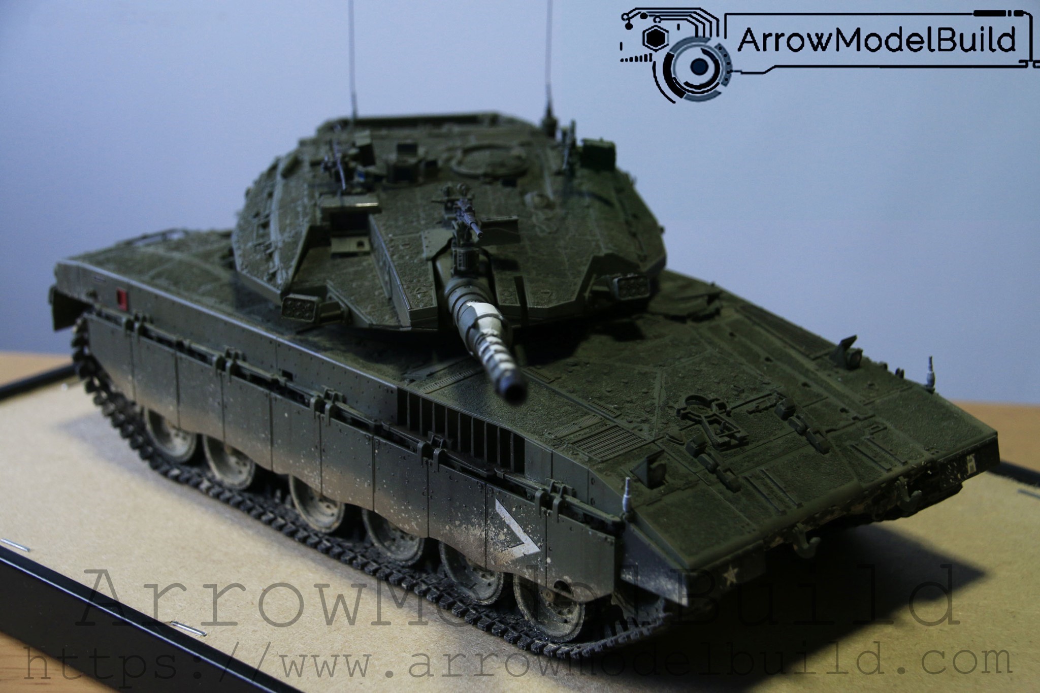 Picture of AeroModelBuild Merkava MK.3D TS-001 Built & Painted 1/35 Model Kit