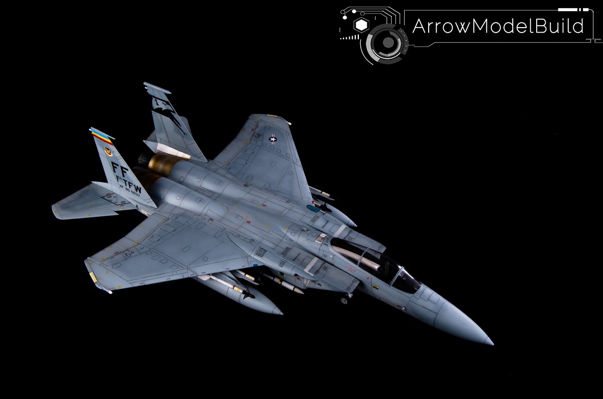 Picture of AeroModelBuild Hasegawa American F-15C Eagle Fighter Built & Painted 1/48 Model Kit