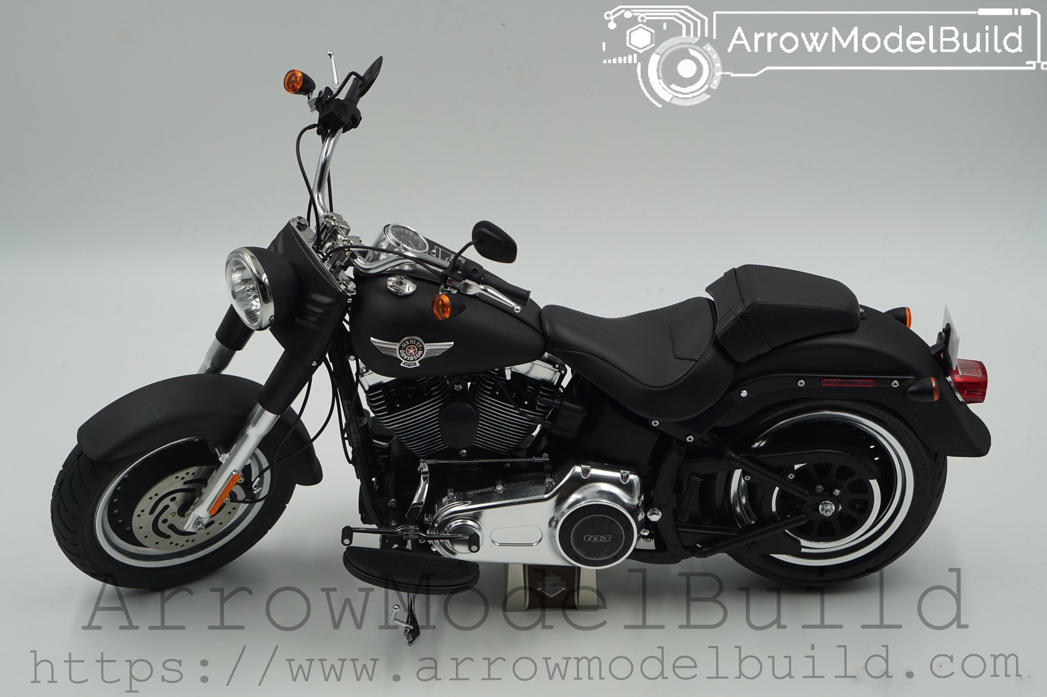 Picture of AeroModelBuild Tamiya Harley-Davidson Built & Painted Model 1/6 Kit