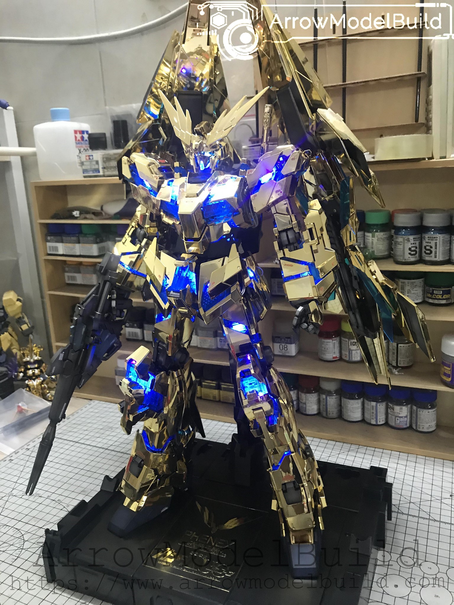 Picture of AeroModelBuild Gundam Phoenix Unicorn Built & Painted PG 1/60 Model Kit