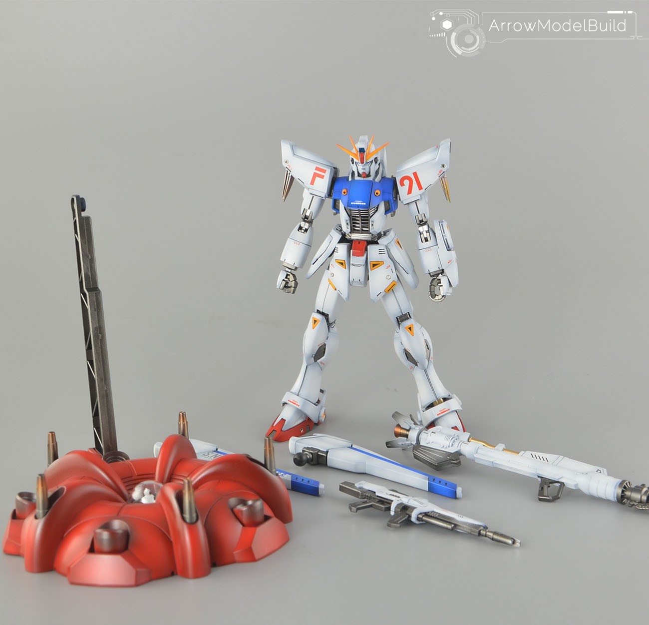 Picture of AeroModelBuild F91 Gundam Built & Painted MG 1/100 Model Kit