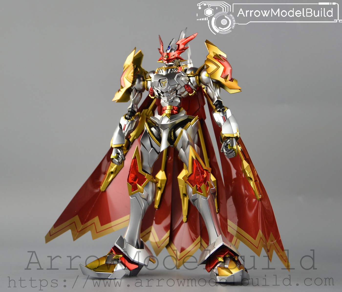 Picture of AeroModelBuild Digimon Dukemon Gallantmon Built & Painted Model Kit