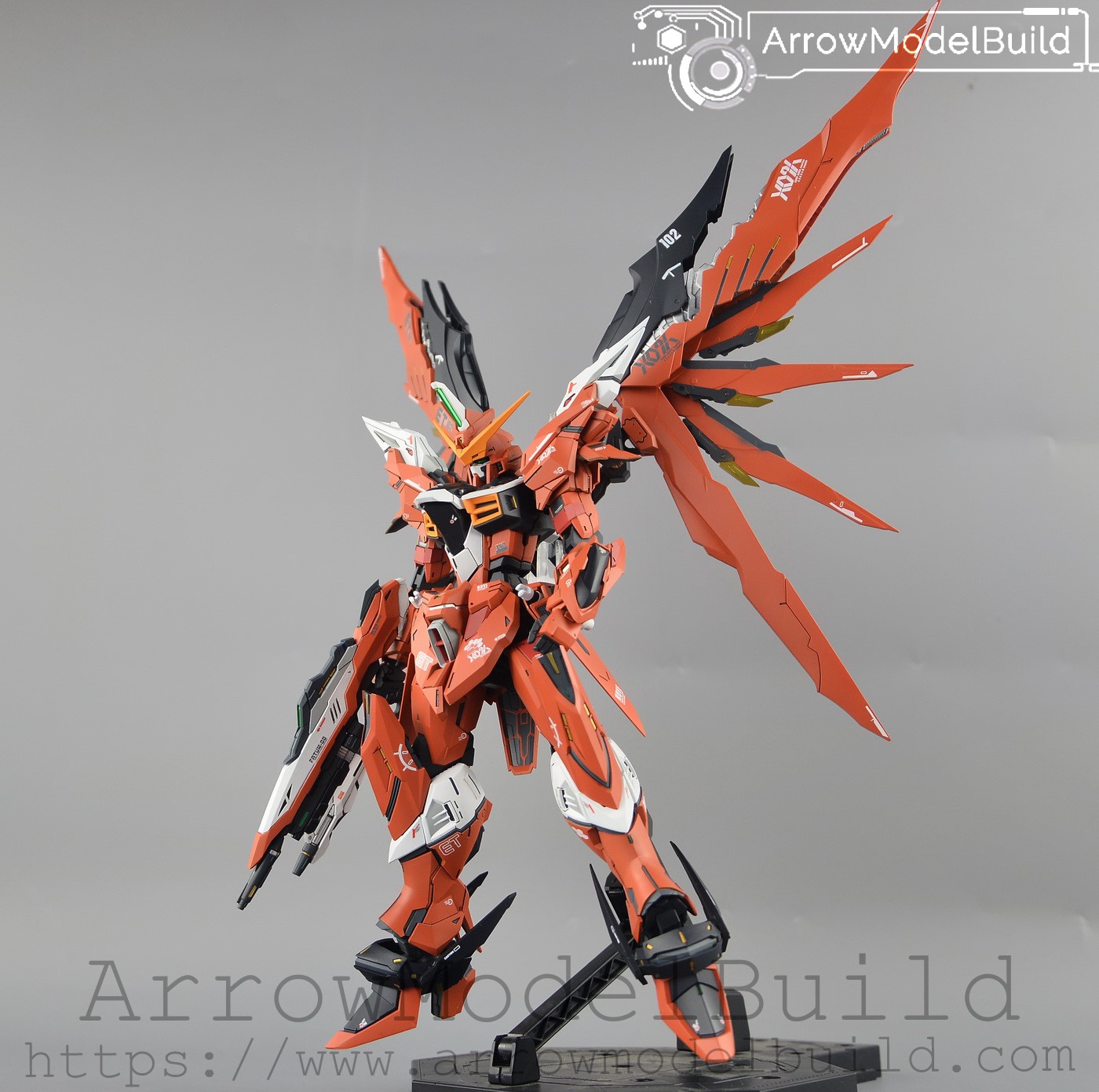 Picture of AeroModelBuild Justice Destiny Gundam Built & Painted MG 1/100 Model Kit