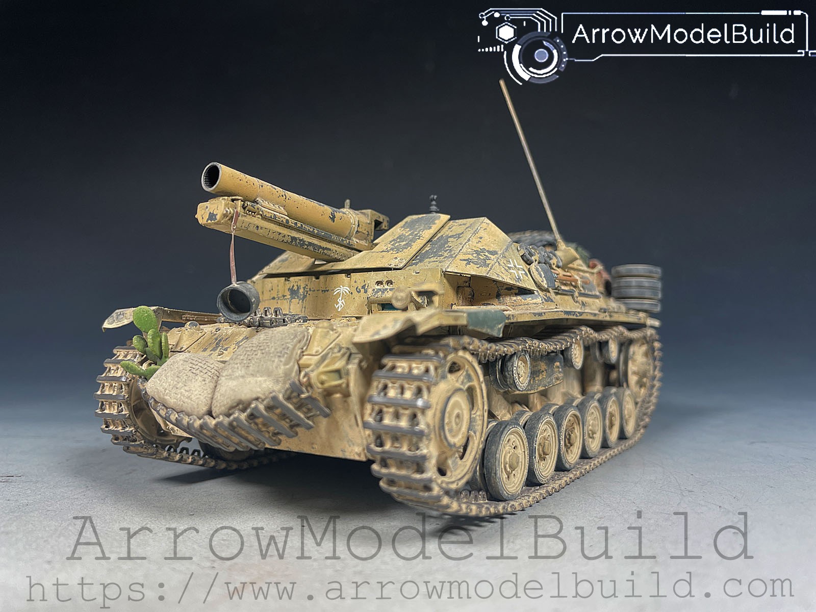 Picture of AeroModelBuild No.3 Chassis sIG33 Built & Painted 1/35 Model Kit