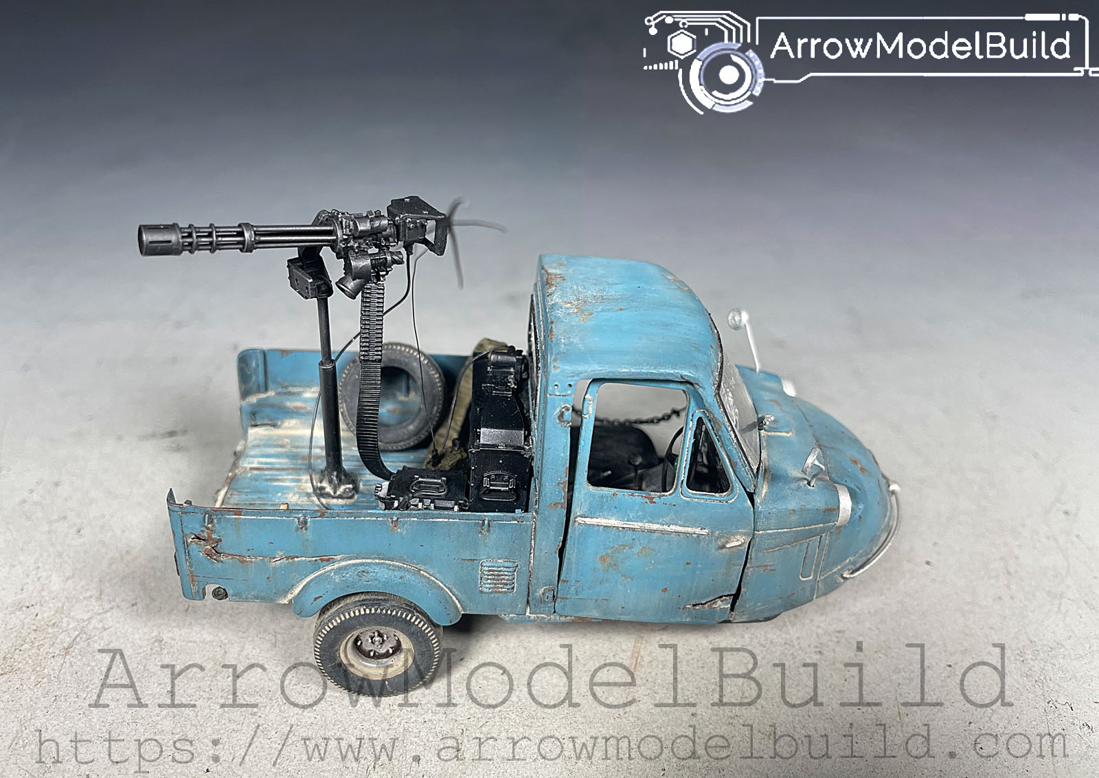Picture of AeroModelBuild Combat Three-Wheel Jumper Built & Painted 1/35 Model Kit