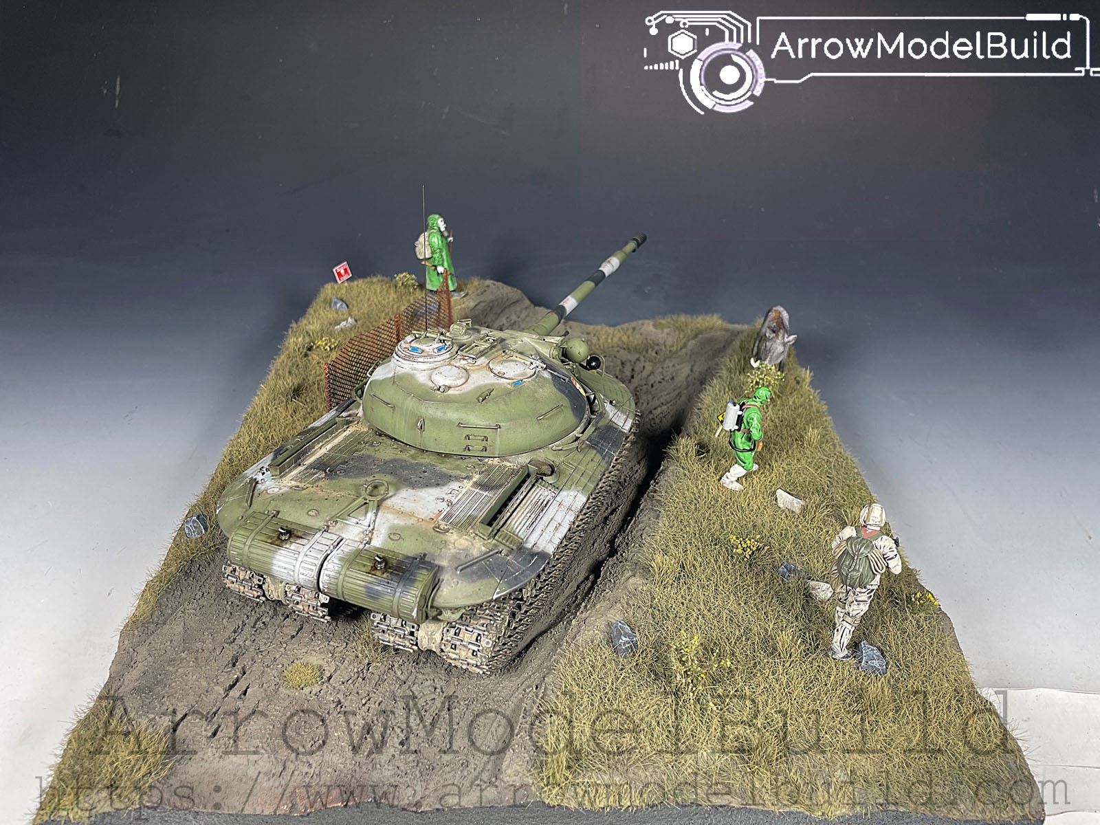 Picture of AeroModelBuild Nuclear Radiation Scene Built & Painted 1/35 Model Kit