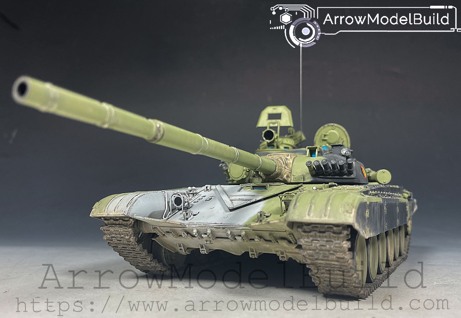 Picture of AeroModelBuild T-72M Built & Painted 1/35 Model Kit