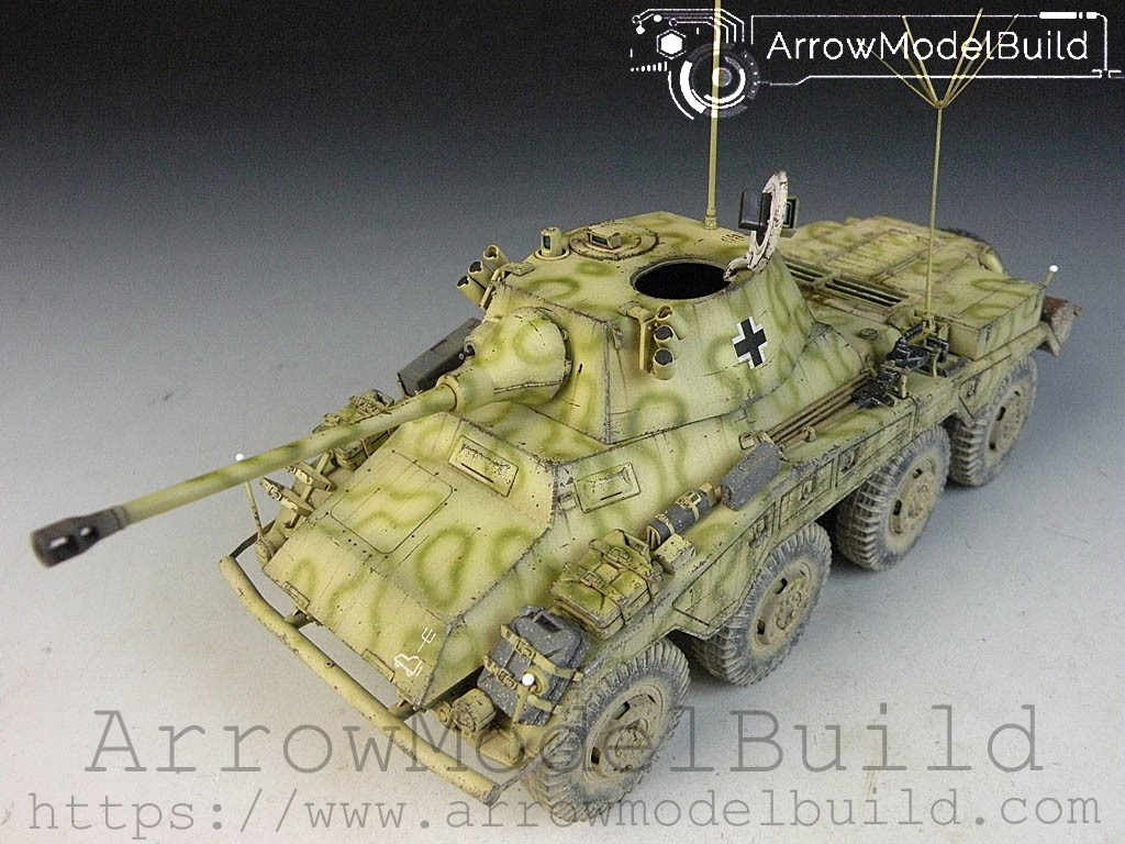 Picture of AeroModelBuild 234 8x8 Armored Car Built & Painted 1/35 Model Kit