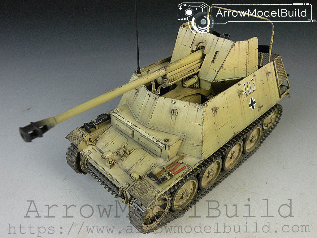 Picture of AeroModelBuild Marten II Tank Destroyer Built & Painted 1/35 Model Kit