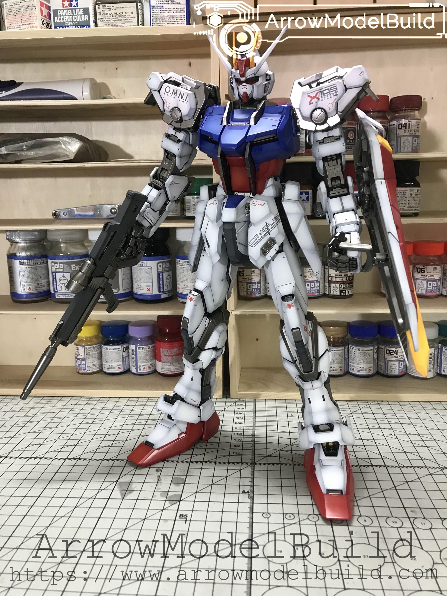 Picture of AeroModelBuild Strike Gundam (Shaping) Built & Painted PG 1/60 Model Kit