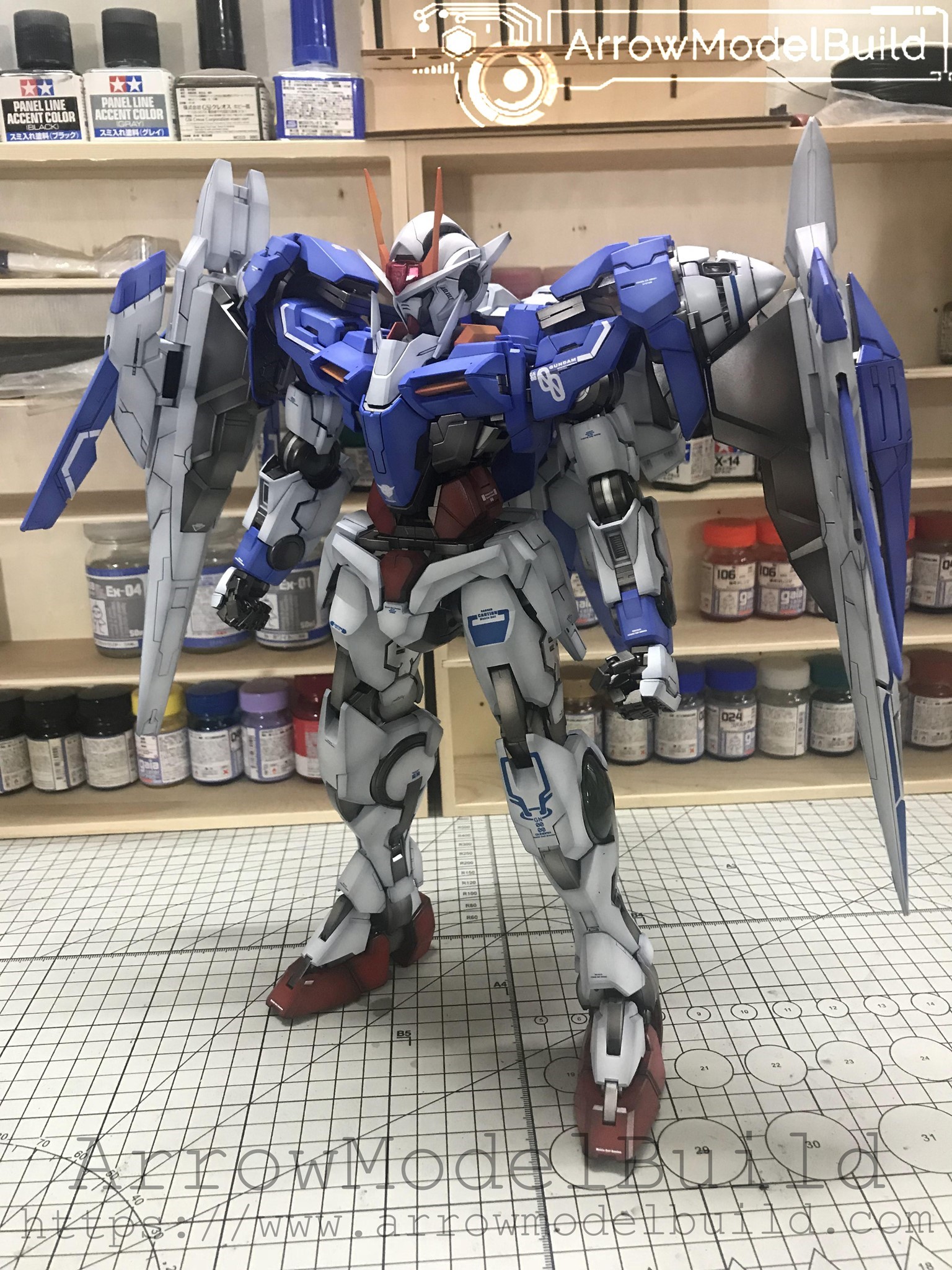 Picture of AeroModelBuild Gundam 00 (Shaping) Built & Painted PG 1/60 Model Kit