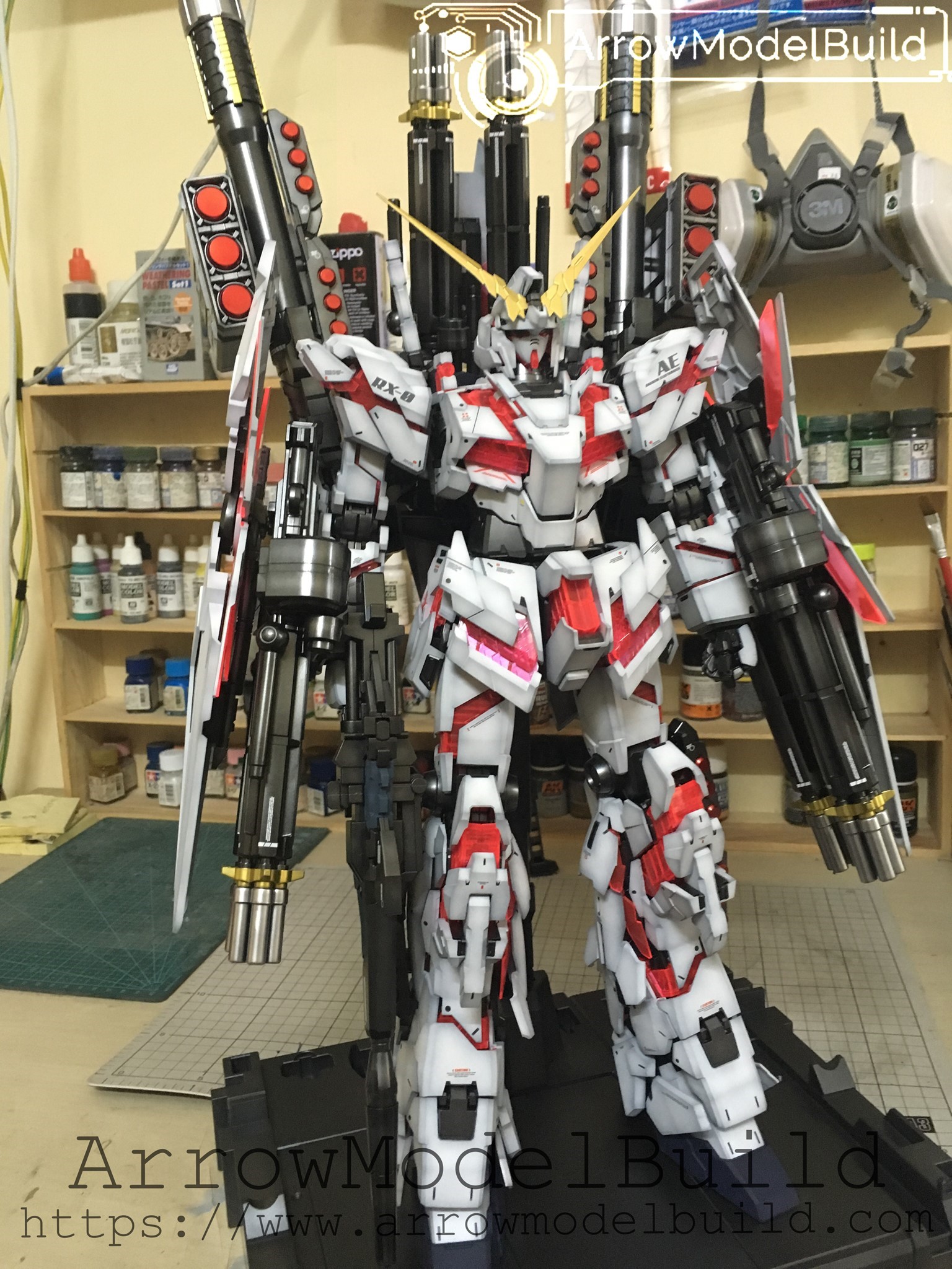 Picture of AeroModelBuild Unicorn Gundam FA (Shaping) Built & Painted PG 1/60 Model Kit