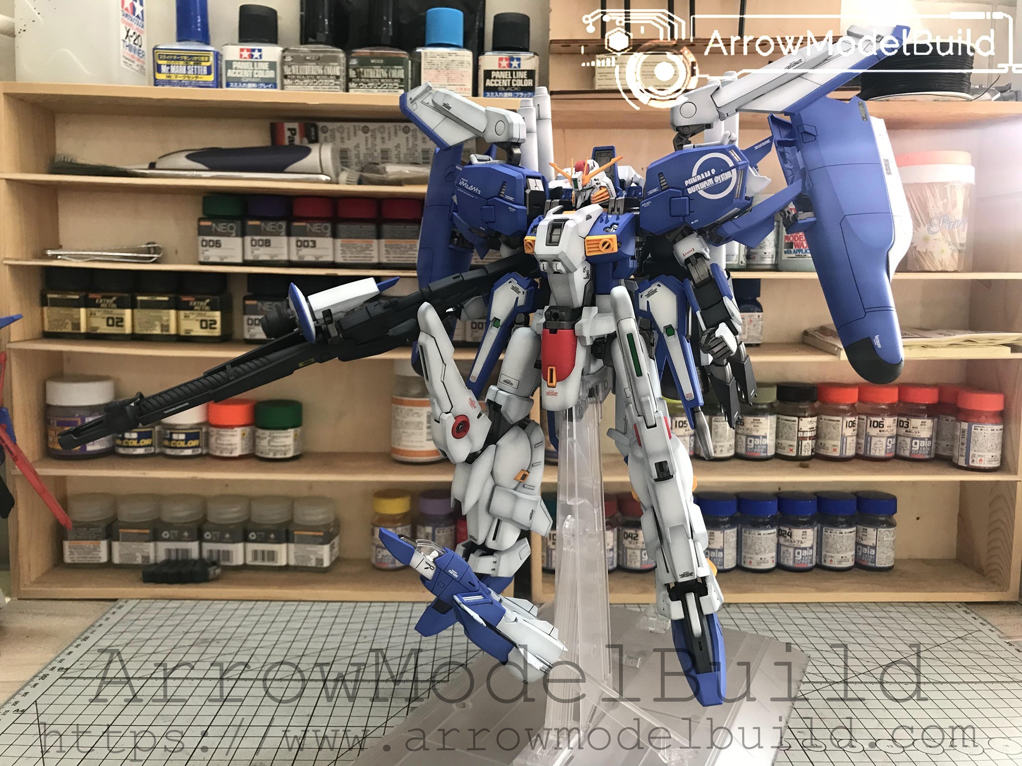 Picture of AeroModelBuild Ex-S Gundam Ver 2.0 Built & Painted MG 1/100 Model Kit