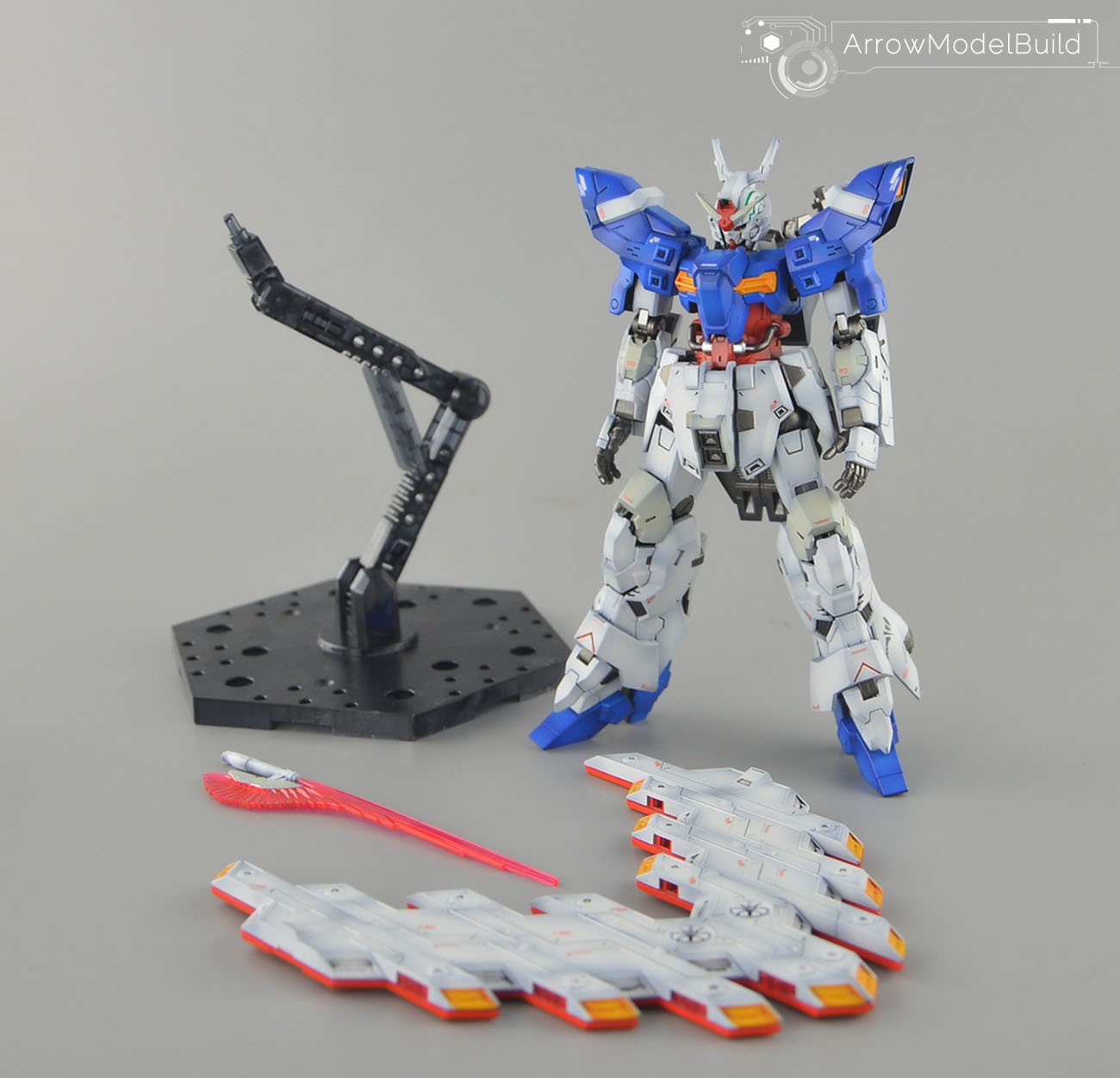 Picture of AeroModelBuild Moon Gundam Built & Painted HG 1/144 Model Kit