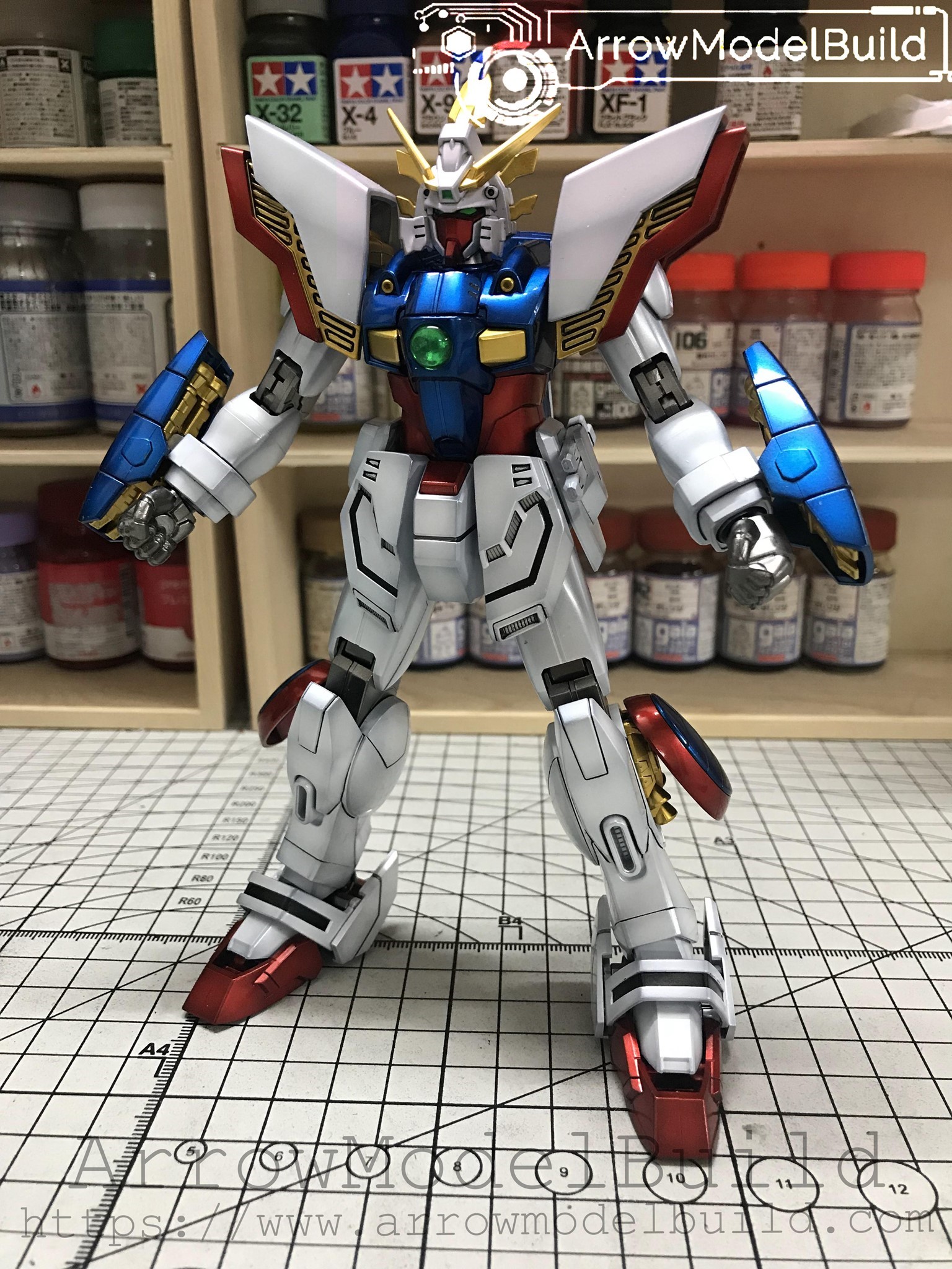 Picture of AeroModelBuild Flash Gundam Built & Painted MG 1/100 Model Kit