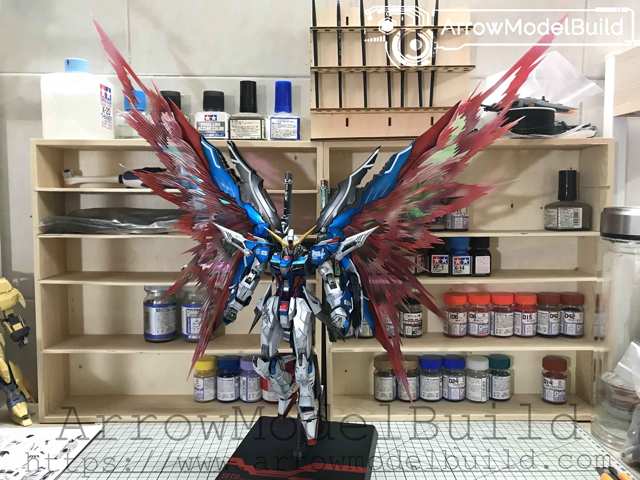 Picture of AeroModelBuild Destiny Fate Gundam Built & Painted MG 1/100 Model Kit