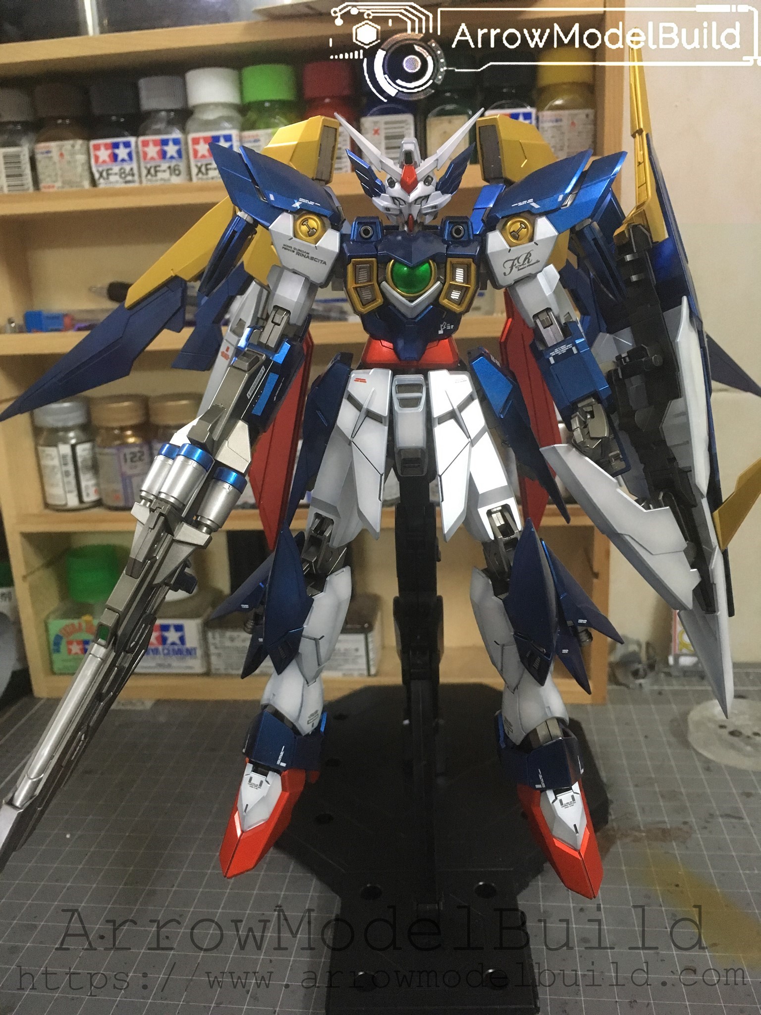 Picture of AeroModelBuild Wing Gundam Fenice Rinascita Built & Painted MG 1/100 Model Kit
