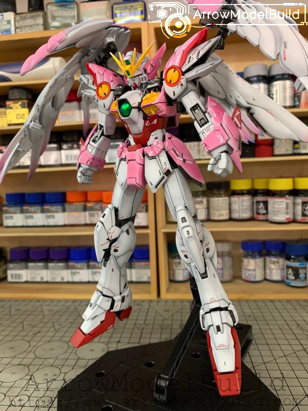 Picture of AeroModelBuild Gundam Zero EW (Custom Pink) Built & Painted MG 1/100 Model Kit