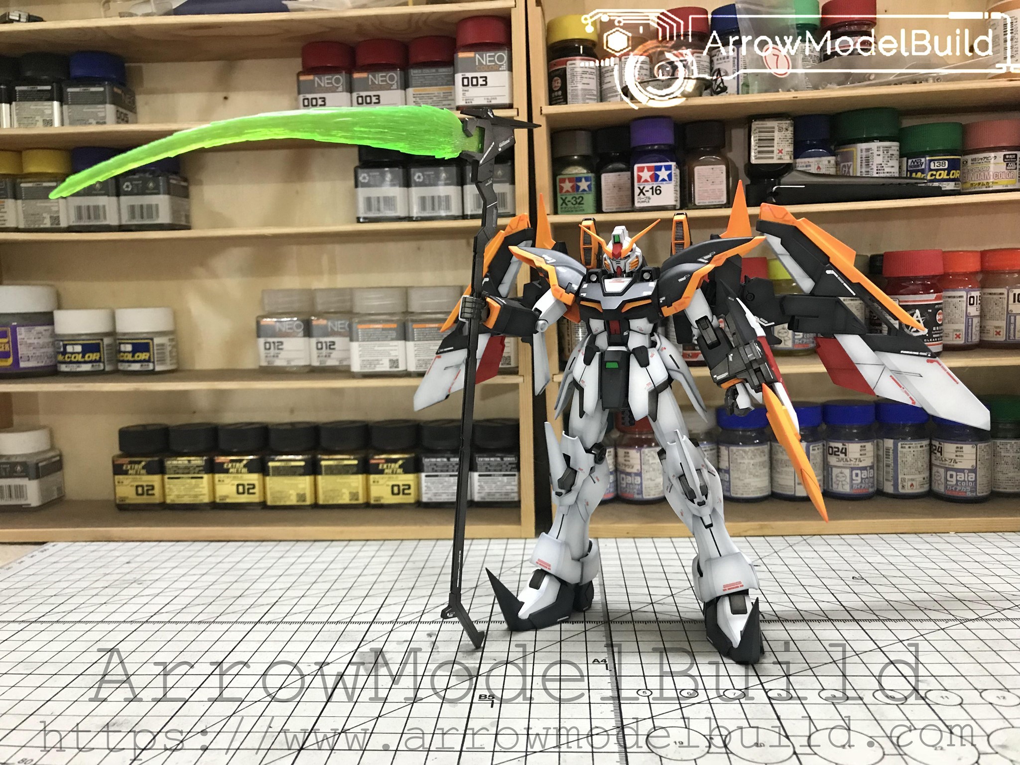 Picture of AeroModelBuild Deathscythe EW with Roussette Unit Gundam MG 1/100 Model Kit