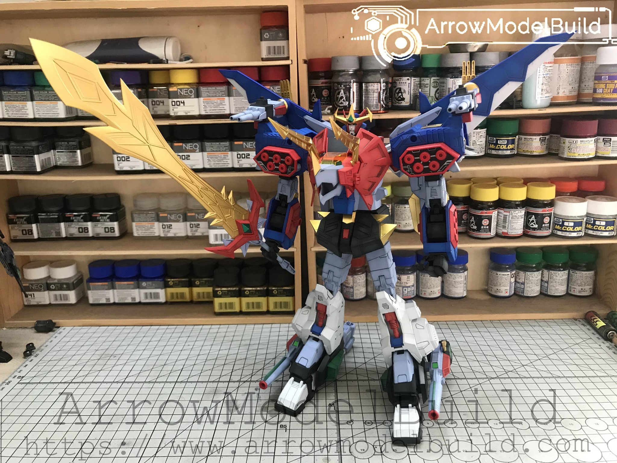 Picture of AeroModelBuild King Go-Saurer Built & Painted HG 1/144 Model Kit