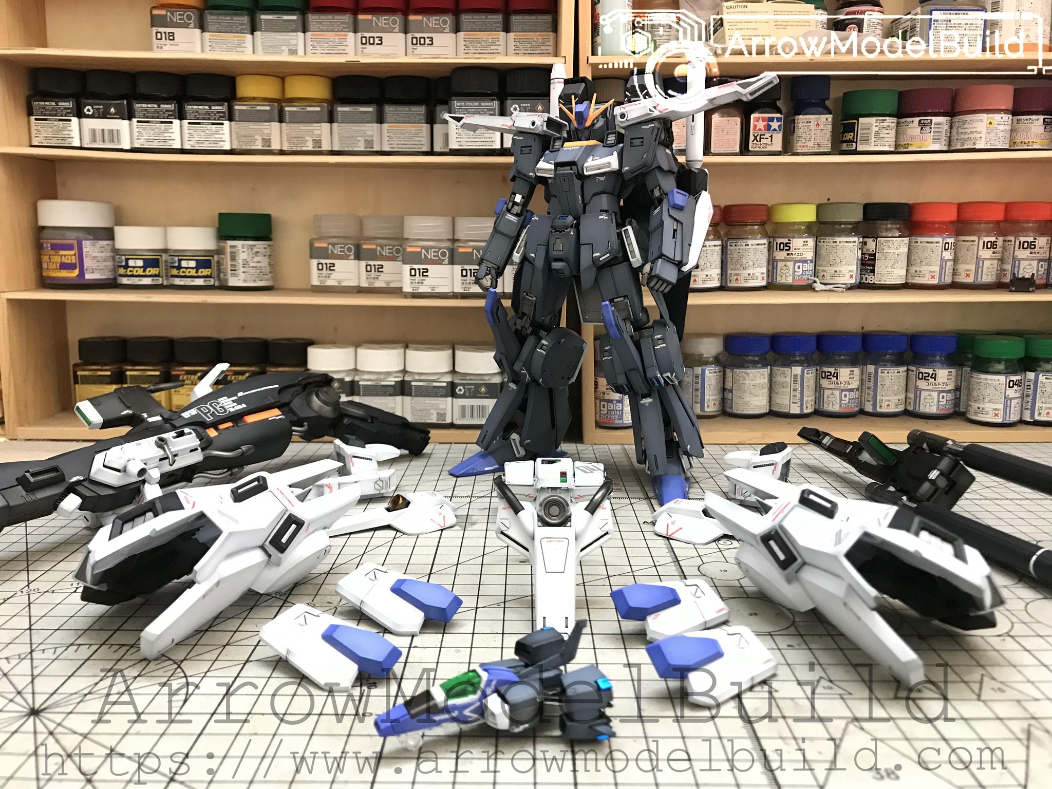Picture of AeroModelBuild FAZZ Gundam Built & Painted 1/100 Model Kit