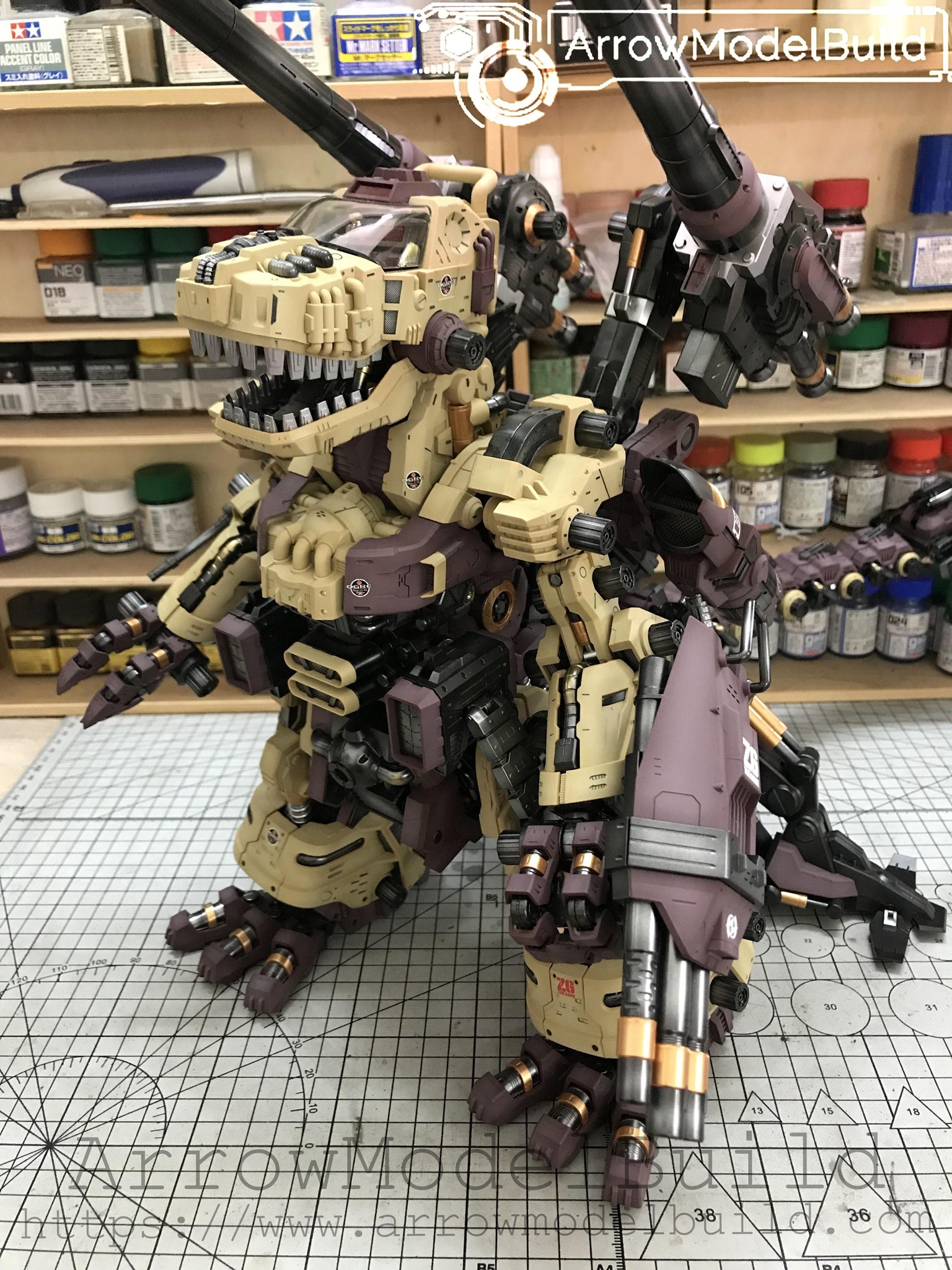 Picture of AeroModelBuild Zoids Gojulas Built & Painted MG 1/100 Model Kit