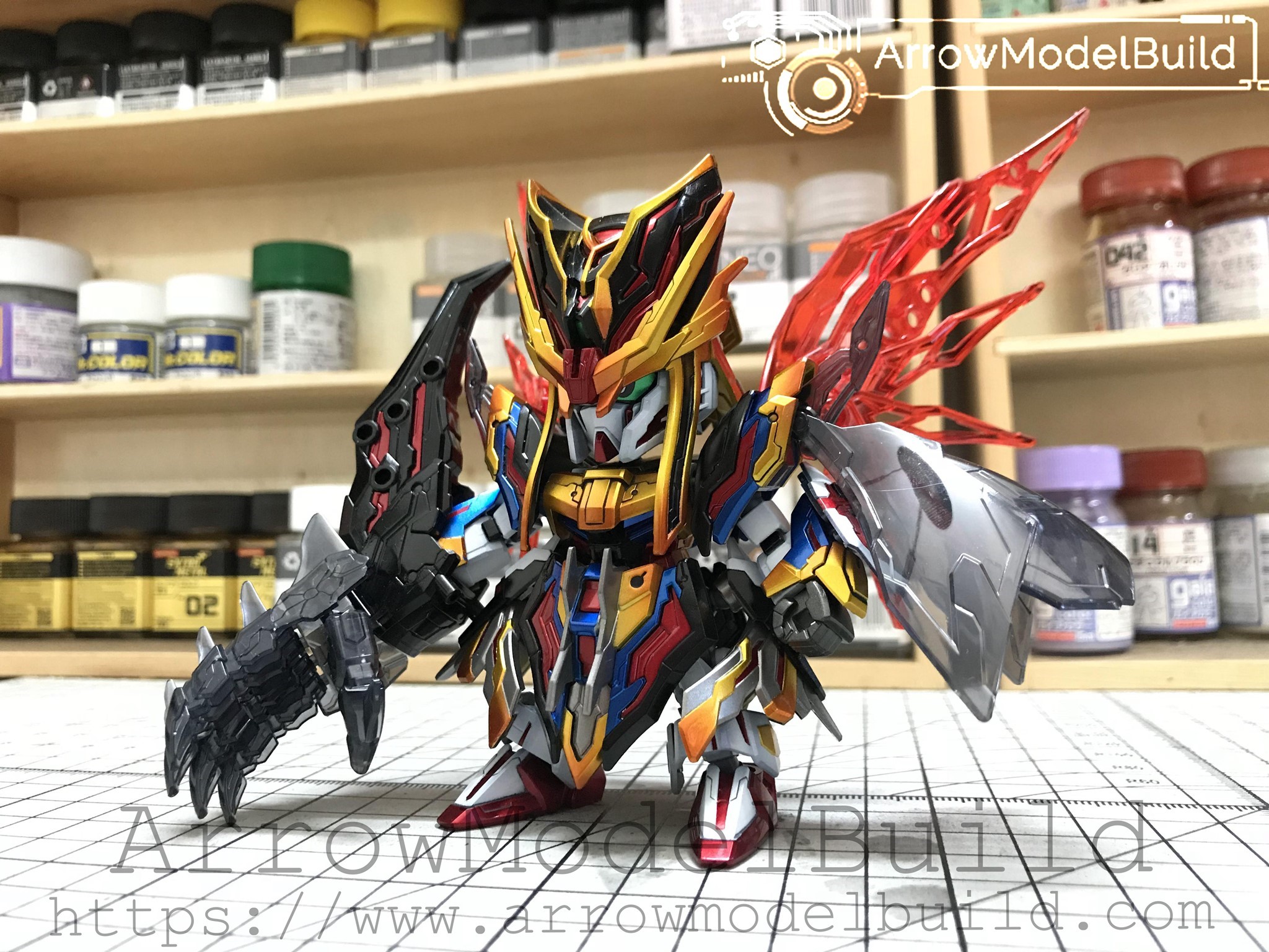 Picture of AeroModelBuild Sima Yi Destiny Gundam Built & Painted SD Model Kit