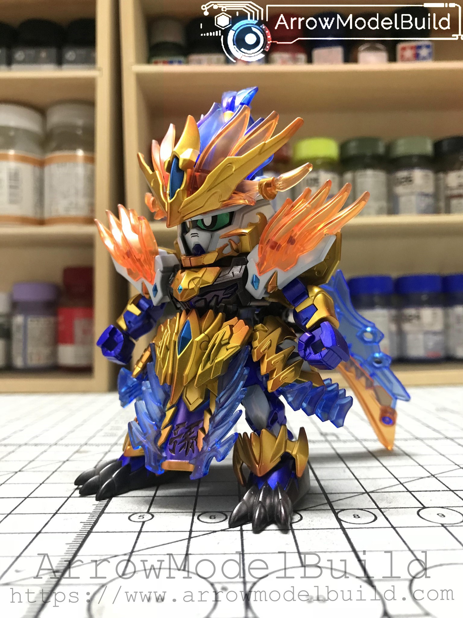 Picture of AeroModelBuild Sun Ce Gundam Astray Built & Painted SD Model Kit