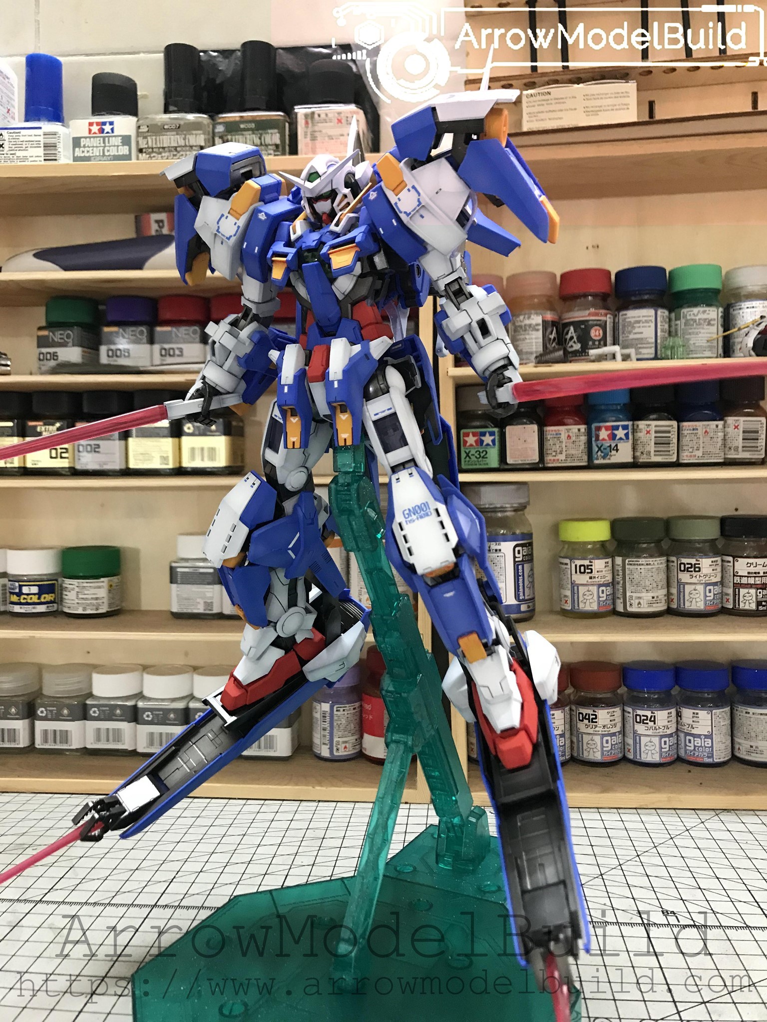 Picture of AeroModelBuild Gundam Exia Advanced Built & Painted 1/100 Model Kit