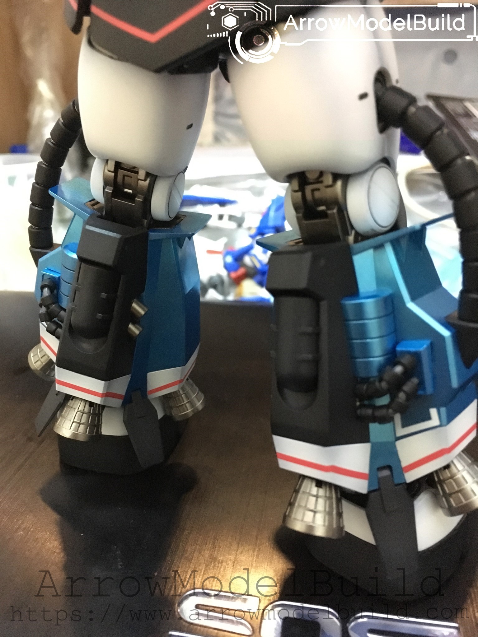 Picture of AeroModelBuild UMA Lightning's Zaku Hight Mobility Type (Metal Color) Built & Painted MG 1/100 Model Kit, Picture 2