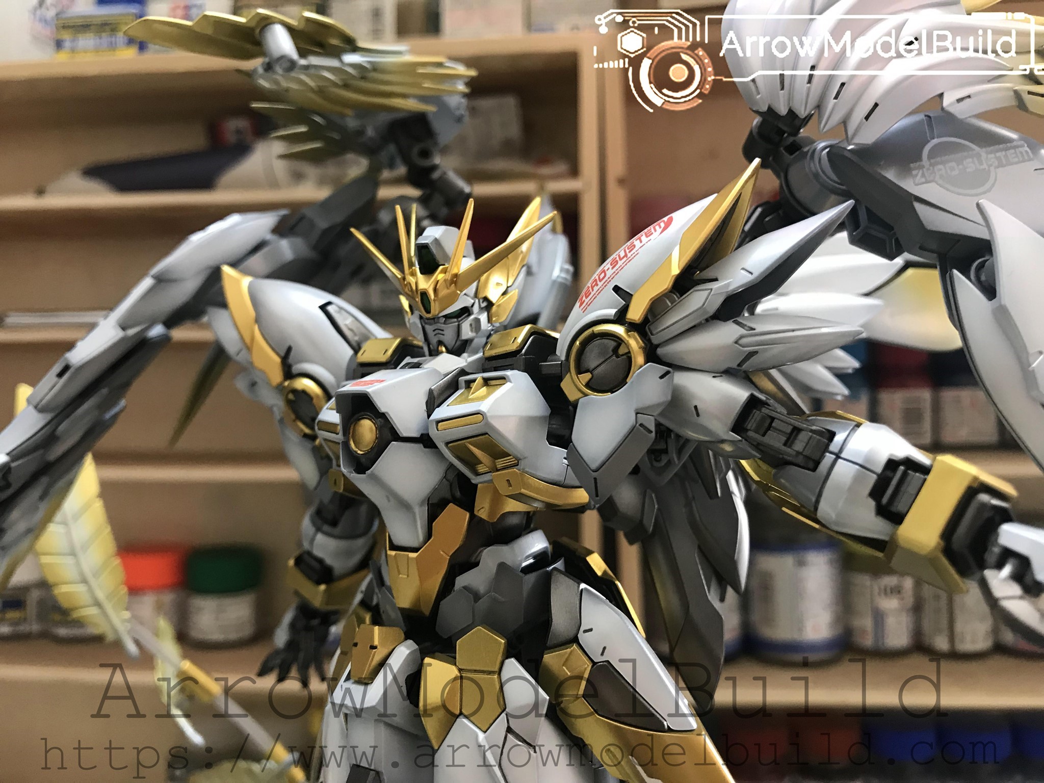 Picture of AeroModelBuild Wing Gundam Zero EW (Ver. Ka) Built & Painted HIRM 1/100 Model Kit